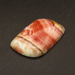 Made in China Natural Rhodochrosite Cabochons,Rectangular,Red,7x20x30mm,about 7.2g/pc,1 pc/package,XFCA00069ablb-L001