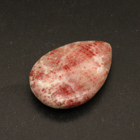 Made in China Natural Rhodochrosite Cabochons,Teardrop,Red,6.5x20x30mm,about 5.9g/pc,1 pc/package,XFCA00071ablb-L001