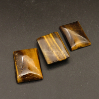 Natural Gold Tiger Eye Cabochons,Suede Rectangular,Gold and Brown,6x18x24.5mm,about 5.0g/pc,1 pc/package,XFCA00075vaii-L001