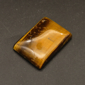 Natural Gold Tiger Eye Cabochons,Suede Rectangular,Gold and Brown,6x18x24.5mm,about 5.0g/pc,1 pc/package,XFCA00075vaii-L001