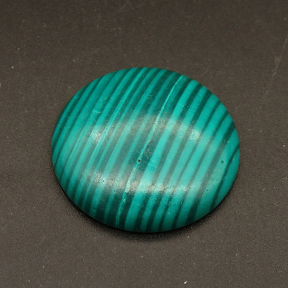 Imitation Malachite Cabochons,Suede Round,Dyed,Cyan-blue,7x29mm,about 9.3g/pc,1 pc/package,XFCA00088avja-L001