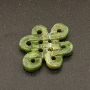 Natural Alabaster Filigree Joiners,Chinese Knot,Dyed,Green,4x23x32mm,about 3.6g/pc,1 pc/package,XFCA00127bbov-L001