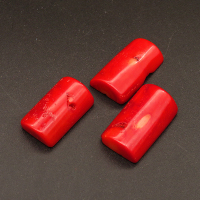 Natural Red Coral Cabochons,Semi-cylindrical,Red,7x14x22mm,about 4.7g/pc,1 pc/package,XFCA00161bhva-L001
