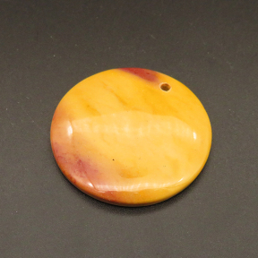 Natural Mookaite Pendants,Flat Round,Random mixed color,5.5x40mm,Hole:2mm,about 14.6g/pc,1 pc/package,XFPC01161bhva-L001