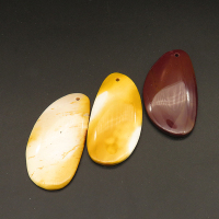 Natural Mookaite Pendants,Irregular,Random mixed color,5x30x59mm,Hole:2mm,about 13.3g/pc,1 pc/package,XFPC01211bhia-L001