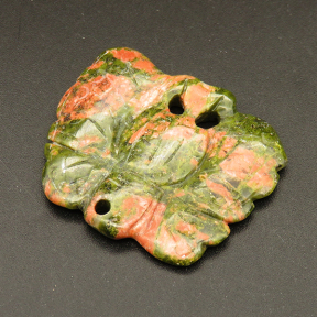 Natural Unakite Pendants,Butterfly,Colorful,6x32x41mm,Hole:2.5mm,about 10.9g/pc,1 pc/package,XFPC01237bhia-L001