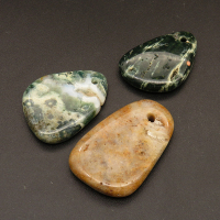 Natural Picture Jasper Pendants,Irregular,Random mixed color,6x24x30mm,Hole:2mm,about 7.4g/pc,1 pc/package,XFPC01323bhva-L001