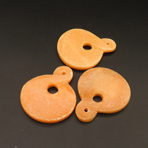 Natural Red Jasper Pendants,Gourd,Orange,5x45x52mm,Hole:2mm,about 20.9g/pc,1 pc/package,XFPC01325bhia-L001