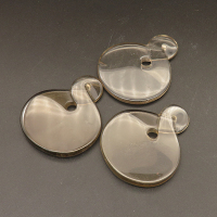 Natural Agate Pendants,Gourd,Transparent,6x44x52.5mm,Hole:2mm,about 19.6g/pc,1 pc/package,XFPC01335bhia-L001