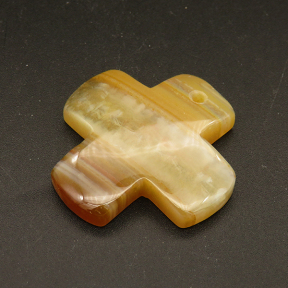 Natural Mookaite Pendants,Cross,Random mixed color,6x36x36mm,Hole:2mm,about 11.3g/pc,1 pc/package,XFPC01337bhva-L001