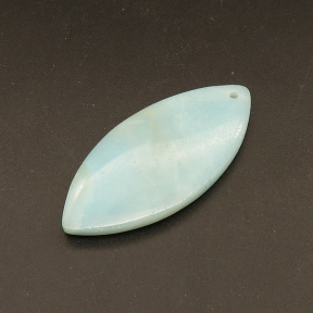 Natural Agate Pendants,Horse eye,Dyed,Blue,5x23x50mm,Hole:2mm,about 9g/pc,1 pc/package,XFPC01347bbov-L001