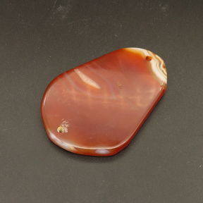 Natural Agate Links Connectors,Irregular,Dyed,Red,5x34x50mm,Hole:2mm,about 14.6g/pc,1 pc/package,XFPC01350bhva-L001