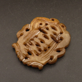Natural Alabaster Filigree Joiners,Irregular,Dyed,Random mixed color,5x35x40mm,Hole:1.5mm,about 10g/pc,1 pc/package,XFPC01366bhva-L001