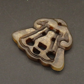 Natural Alabaster Filigree Joiners,Skirt,Dyed,Random mixed color,4x31x34mm,Hole:2mm,about 4.5g/pc,1 pc/package,XFPC01368bbov-L001
