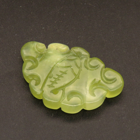 Natural Alabaster Pendants,Irregular,Dyed,Green,5x22x33mm,Hole:1.5mm,about 5g/pc,1 pc/package,XFPC01396bbov-L001