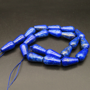 Natural Lapis Lazuli,Water Droplets,Dyed,Royal Blue,18x10mm,Hole:1mm,about 21pcs/strand,about 65g/strand,1 strand/package,15"(38cm),XBGB04406aima-L001