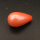 Shell Pearl Beads,Half Hole,Water Droplets,Dyed,Orange red,10x18mm,Hole:1mm,about 2.7g/pc,1 pc/package,XBSP00785aaho-L001