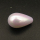 Shell Pearl Beads,Half Hole,Water Droplets,Dyed,AB Light purple,10x18mm,Hole:1mm,about 2.7g/pc,1 pc/package,XBSP00789aaho-L001