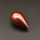 Shell Pearl Beads,Half Hole,Water Droplets,Dyed,Brown,9x15mm,Hole:1mm,about 1.6g/pc,1 pc/package,XBSP00796aaho-L001
