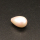 Shell Pearl Beads,Half Hole,Water Droplets,Dyed,AB beige,6x10mm,Hole:1mm,about 0.5g/pc,1 pc/package,XBSP00808aaho-L001