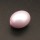 Shell Pearl Beads,Half Hole,Egg Shape,Dyed,Light purple,11x14mm,Hole:1mm,about 2.5g/pc,1 pc/package,XBSP00848aahm-L001
