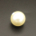 Shell Pearl Beads,Half Hole,Round,Dyed,AB beige,14mm,Hole:1mm,about 4.0g/pc,1 pc/package,XBSP00915aahl-L001