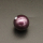 Shell Pearl Beads,Half Hole,Round,Dyed,Dark purple,14mm,Hole:1mm,about 4.0g/pc,1 pc/package,XBSP00923aahl-L001