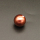 Shell Pearl Beads,Half Hole,Round,Dyed,Brown,12mm,Hole:1mm,about 2.7g/pc,1 pc/package,XBSP00944aahi-L001