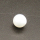Shell Pearl Beads,Half Hole,Round,Dyed,White,8mm,Hole:1mm,about 0.3g/pc,1 pc/package,XBSP01004vabob-L001