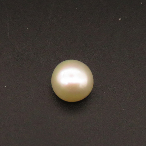 Natural Freshwater Pearl Beads,Half Hole,Bread Beads,Beige,5x8~6x8mm,Hole:0.8mm,about 0.7g/pc,1 pc/package,XBSP01104aahm-L001