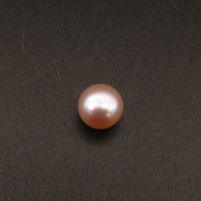Natural Freshwater Pearl Beads,Half Hole,Bread Beads,Pink,4x5~6x7mm,Hole:0.8mm,about 0.15g/pc,1 pc/package,XBSP01120aaha-L001