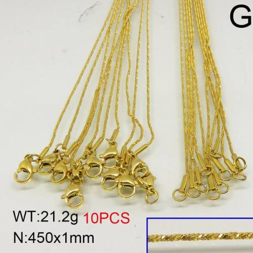 304 Stainless Steel Necklace Making,Twisted Square Snake Chains,Vacuum Plating Gold,1x500mm,about 21.2g/package,3 pcs/package,6N20416bkab-389