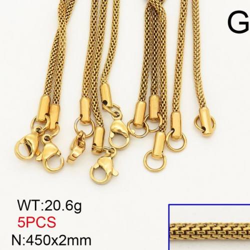 304 Stainless Steel Necklace Making,Mesh Chain,Lantern Chains,Unwelded,Vacuum Plating Gold,2x450mm,about 20.6g/package,5 pcs/package,6N20717ajvb-474
