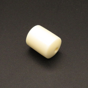 Resin Beads,Cylinder,Cream color,11x14mm,Hole:2mm,about 2.0g/pc,1pc/package,XBR00049bobb-L001