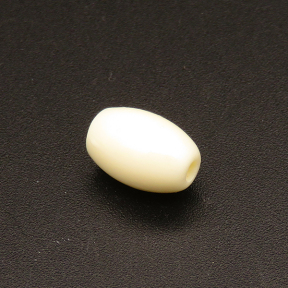 Resin Beads,Rice Beads,Cream color,7x10mm,Hole:2mm,about 0.5g/pc,1pc/package,XBR00051amaa-L001