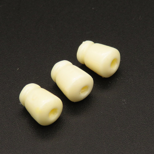 Resin Beads,Cone,Cream color,7x10mm,Hole:1.5mm,about 0.5g/pc,1pc/package,XBR00053aivb-L001