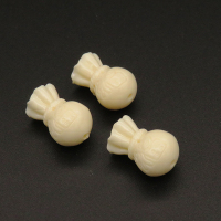 Resin Beads,Lucky bag,Cream color,10x16mm,Hole:1.5mm,about 1.4g/pc,1pc/package,XBR00071hhbb-L001