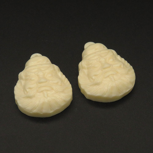 Resin Pendants,Single side,Buddha image,Cream color,11x26x34mm,Hole:2mm,about 7.4g/pc,1pc/package,XBR00097jjbb-L001