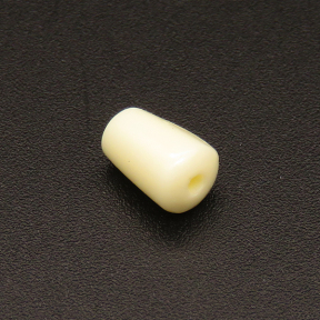Resin Beads,Cone,Cream color,5x7mm,Hole:1mm,about 0.2g/pc,1pc/package,XBR00125ajvb-L001