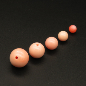 Resin Beads,Round,Pink,6mm,Hole:1mm,about 0.3g/pc,1pc/package,XBR00131ajvb-L001