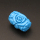 Resin Beads,Carved Drum Beads,Sea Blue,21x31mm,Hole:2.5mm,about 12.2g/pc,1pc/package,XBR00139jlbb-L001