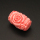 Resin Beads,Carved Drum Beads,Pink,21x31mm,Hole:2.5mm,about 12.2g/pc,1pc/package,XBR00140jlbb-L001