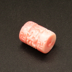 Resin Beads,Cylinder,Pink,9x12mm,Hole:1.5mm,about 0.9g/pc,1pc/package,XBR00166bnbb-L001
