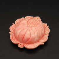 Resin Beads,Flower,Pink,17x52x54mm,Hole:1.5mm,about 29.4g/pc,1pc/package,XBR00209bbov-L001