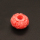Resin Beads,Engraved spacer beads,Orange,9x14mm,Hole:4mm,about 1.4g/pc,1pc/package,XBR00243amaa-L001