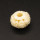 Resin Beads,Engraved spacer beads,Cream color,9x14mm,Hole:4mm,about 1.4g/pc,1pc/package,XBR00246amaa-L001