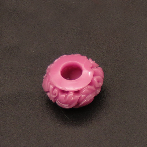 Resin Beads,Engraved spacer beads,Color Mixing,7x11mm,Hole:3.5mm,about 0.7g/pc,1pc/package,XBR00248ajvb-L001