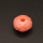 Resin Beads,Engraved spacer beads,Light orange,7x11mm,Hole:3.5mm,about 0.7g/pc,1pc/package,XBR00256ajvb-L001