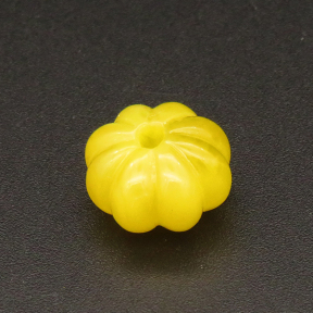 Resin Beads,Flower,Yellow,7x12mm,Hole:2mm,about 0.8g/pc,1pc/package,XBR00306bpvb-L001