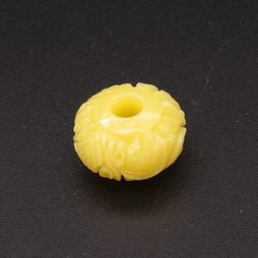 Resin Beads,Engraved spacer beads,Color Mixing,9x13mm,Hole:4mm,about 1.3g/pc,1pc/package,XBR00332amaa-L001